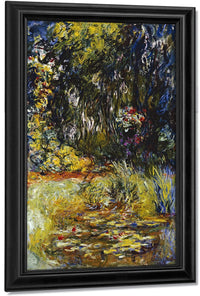 Corner Of A Pond With Waterlilies By Claude Monet Fine Art Print