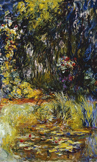 Corner Of A Pond With Waterlilies By Claude Monet Fine Art Print