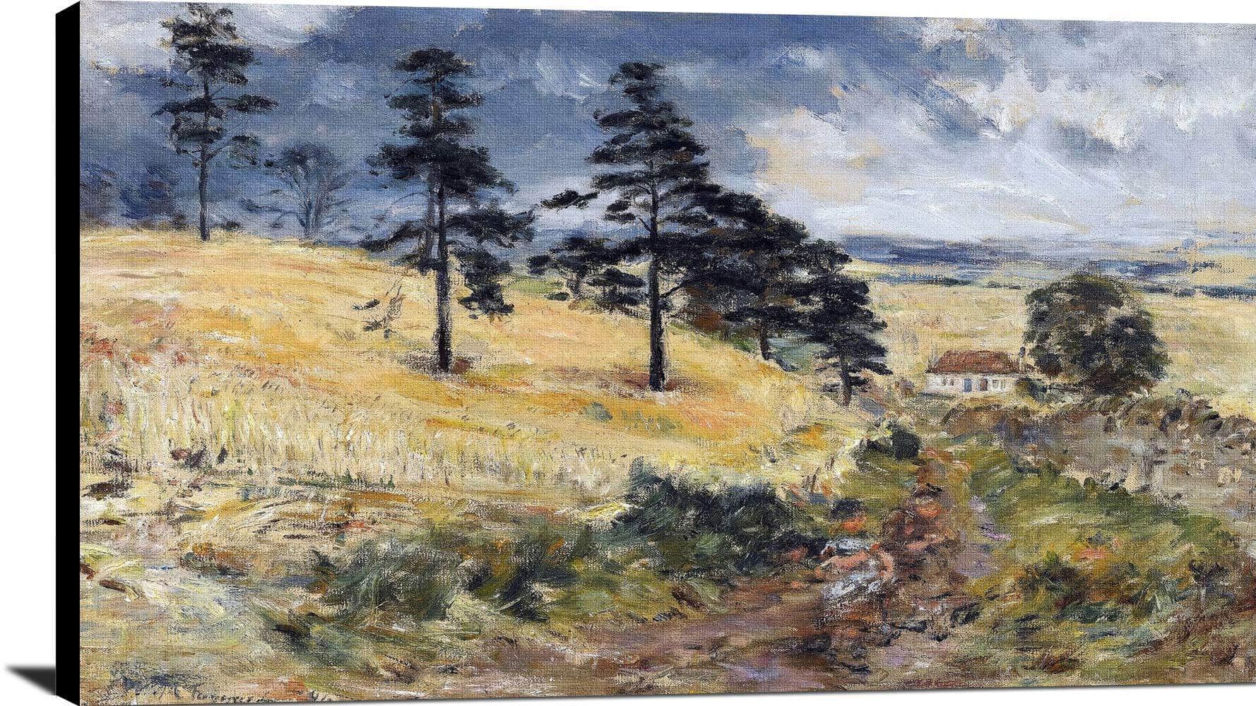 Cornfield At Cowden Painting William Mctaggart Canvas Art Fine Art Print
