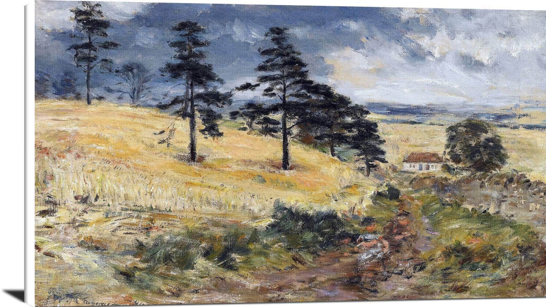 Cornfield At Cowden Painting William Mctaggart Canvas Art Fine Art Print