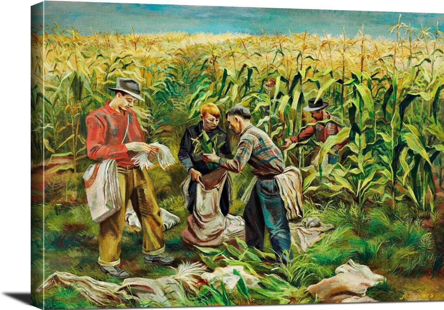 Cornfield Painting Joe Jones Canvas Art Fine Art Print
