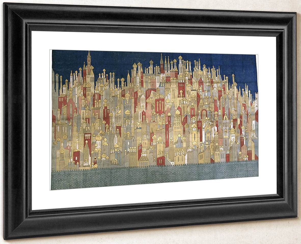 Coronation Backdrop For The Firebird 1926 By Natalia Goncharova Fine Art Print