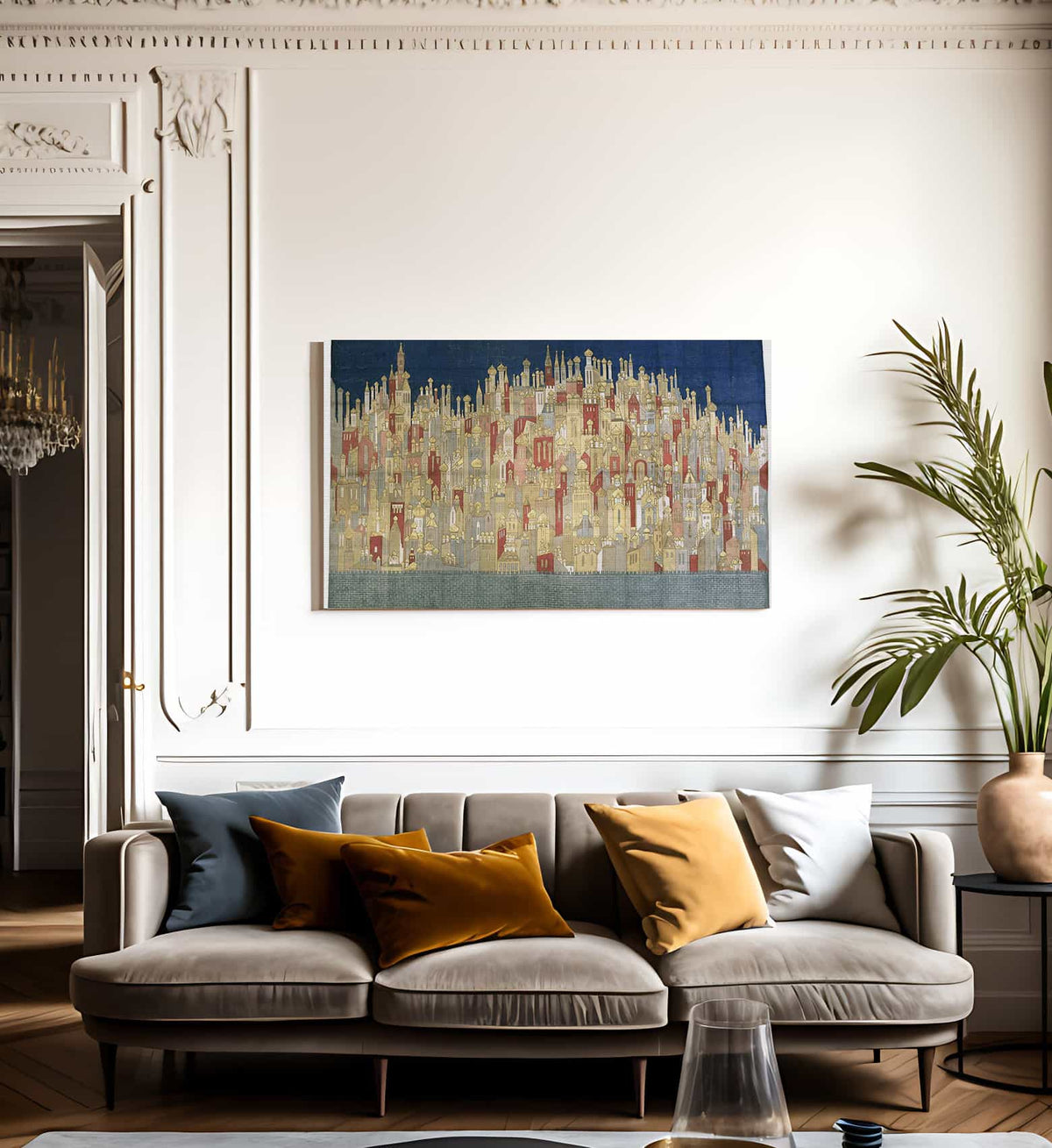 Coronation Backdrop For The Firebird 1926 By Natalia Goncharova Fine Art Print