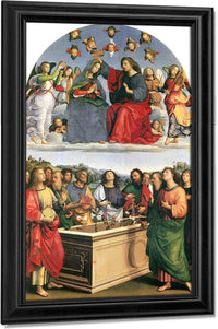 Coronation Of The Virgin By Raphael Fine Art Print