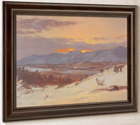 Cosy Cottage By Fredric Edwin Church Fine Art Print