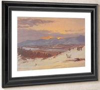 Cosy Cottage By Fredric Edwin Church Fine Art Print