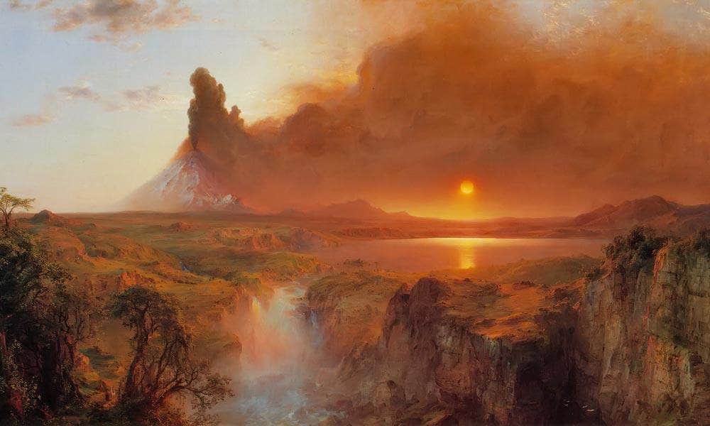Cotopaxi 1862 By Fredric Edwin Church Fine Art Print
