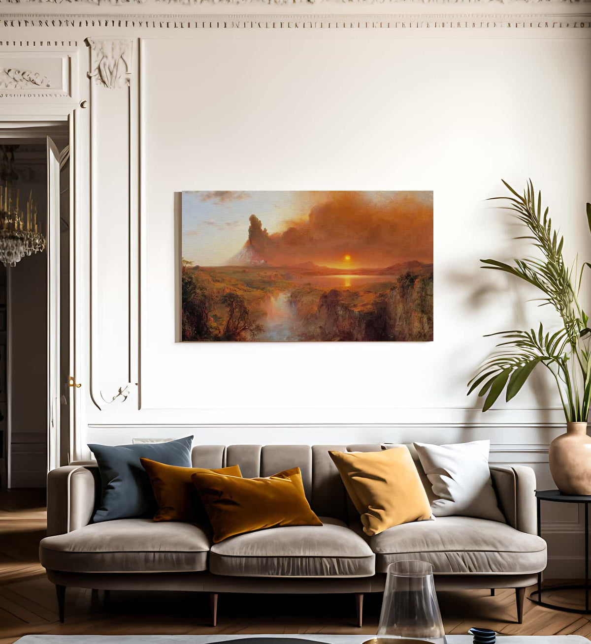Cotopaxi 1862 By Fredric Edwin Church Fine Art Print