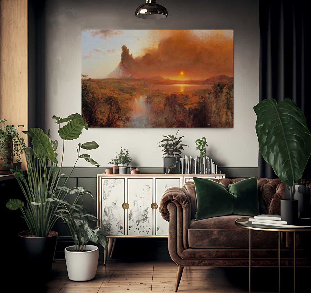 Cotopaxi 1862 By Fredric Edwin Church Fine Art Print