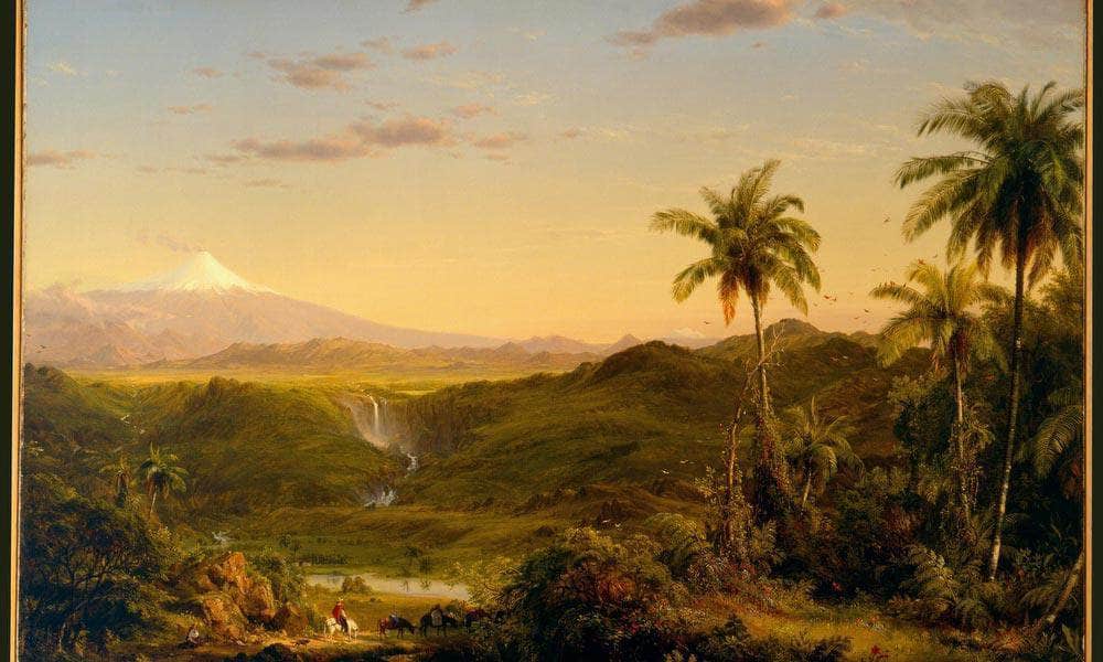 Cotopaxi By Fredric Edwin Church By 01 Fine Art Print