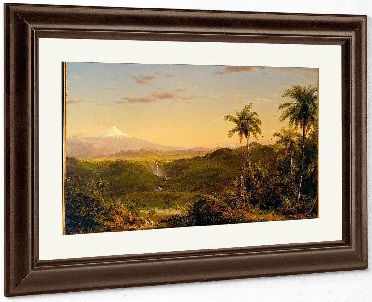 Cotopaxi By Fredric Edwin Church By 01 Fine Art Print