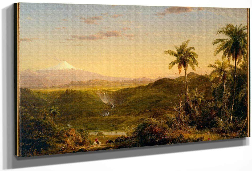 Cotopaxi By Fredric Edwin Church By 01 Fine Art Print