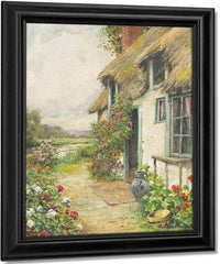 Cottage Gardens By Louis Aston Knight Fine Art Print