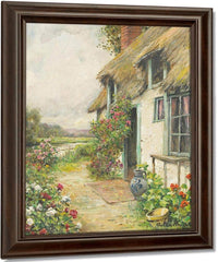 Cottage Gardens By Louis Aston Knight Fine Art Print