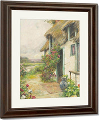 Cottage Gardens By Louis Aston Knight Fine Art Print