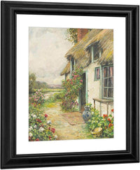 Cottage Gardens By Louis Aston Knight Fine Art Print