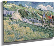 Cottages At Auvers Sur Oise By Vincent Van Gogh Fine Art Print