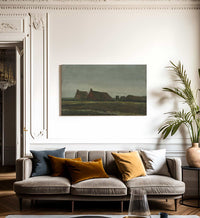 Cottages By Vincent Van Gogh Fine Art Print