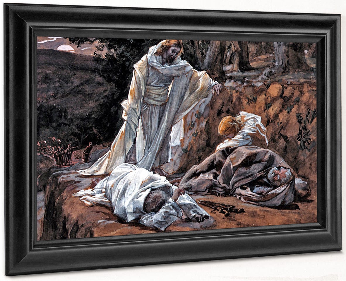 Could Ye Not Watch With Me One Hour By James Tissot Fine Art Print