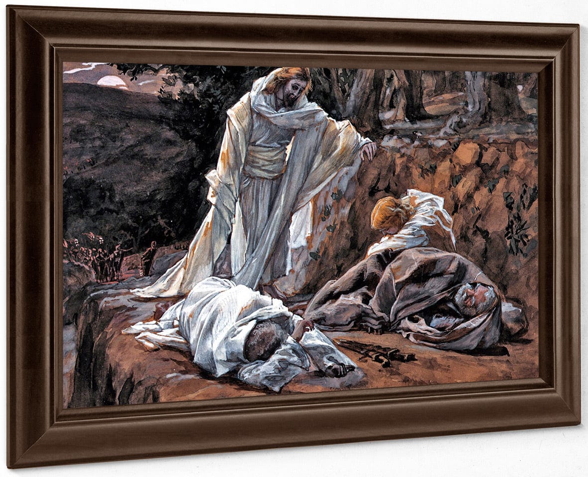 Could Ye Not Watch With Me One Hour By James Tissot Fine Art Print