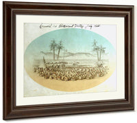 Council In Bitterroot Valley July 1855 By Gustav Sohon Fine Art Print