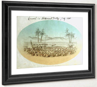 Council In Bitterroot Valley July 1855 By Gustav Sohon Fine Art Print