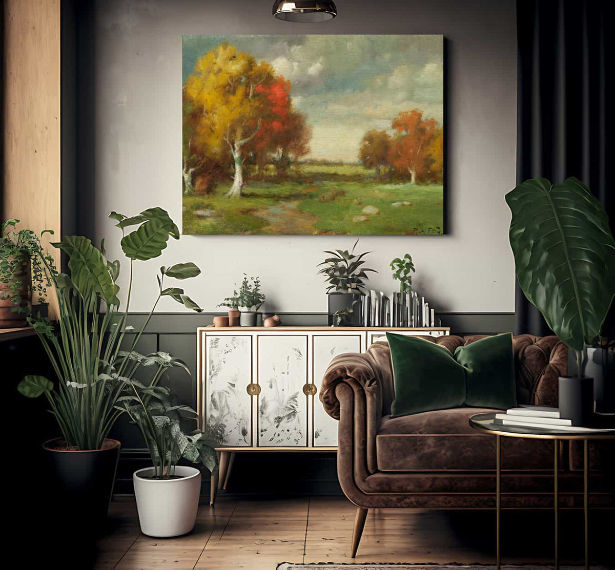 Country Pasture By Robert Atkinson Fox Fine Art Print