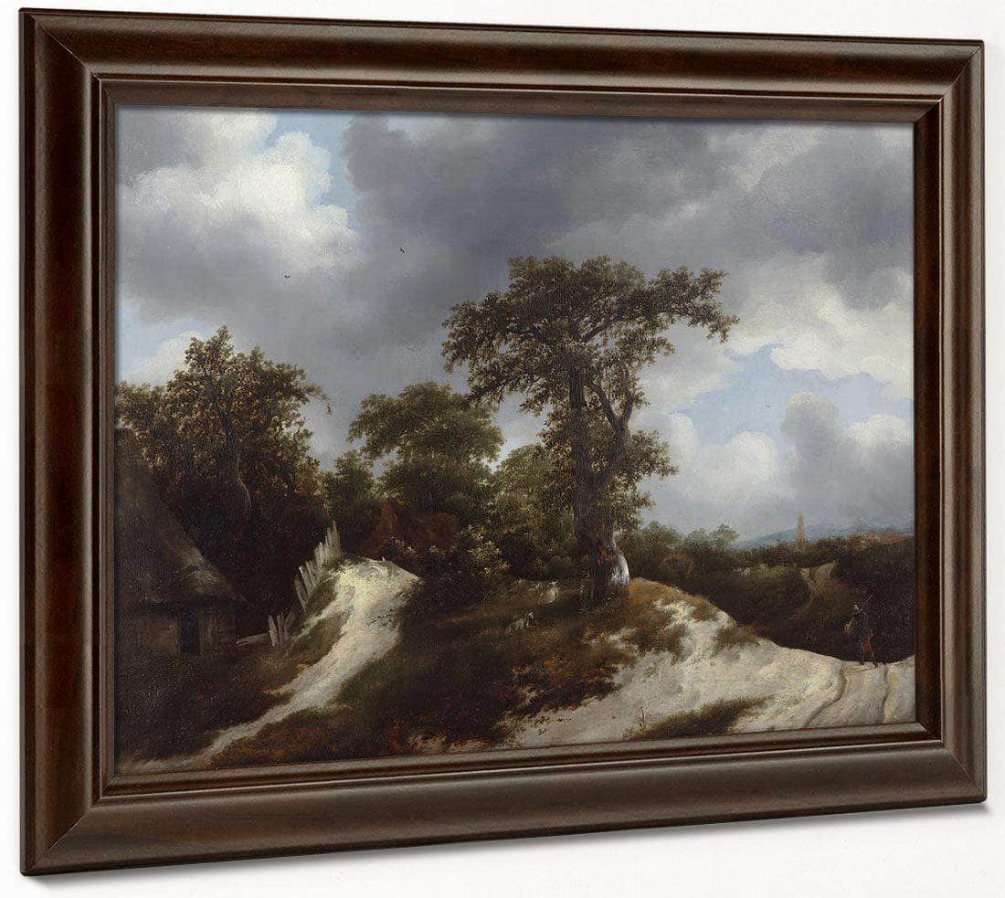 Countryside By Jacob Van Ruisdael Fine Art Print