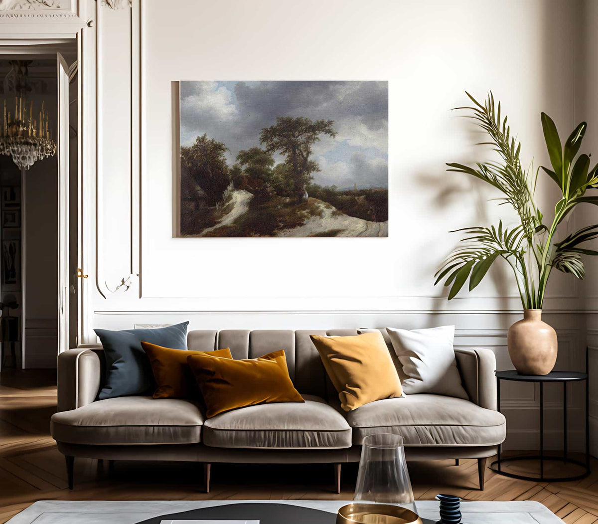 Countryside By Jacob Van Ruisdael Fine Art Print