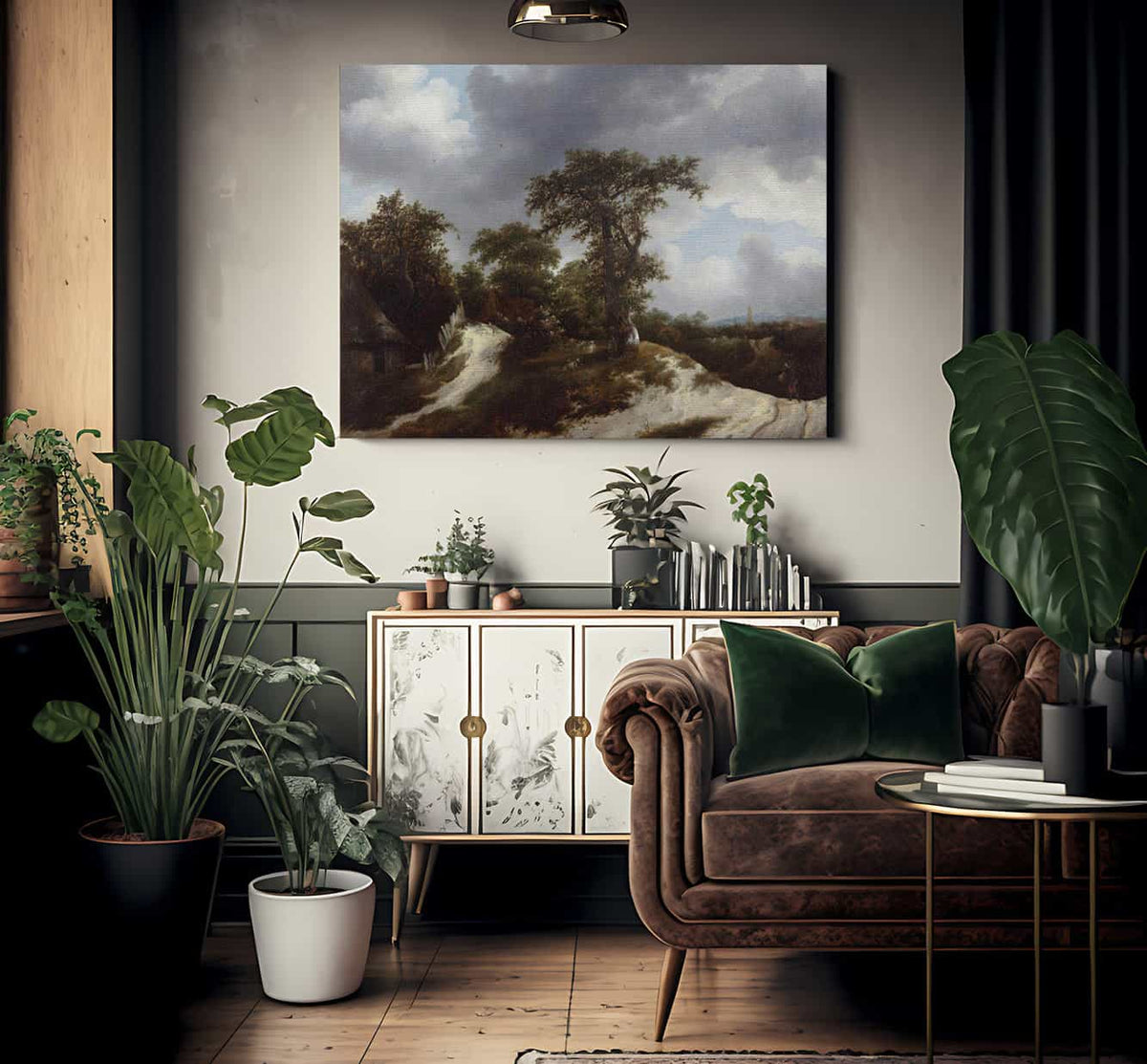 Countryside By Jacob Van Ruisdael Fine Art Print