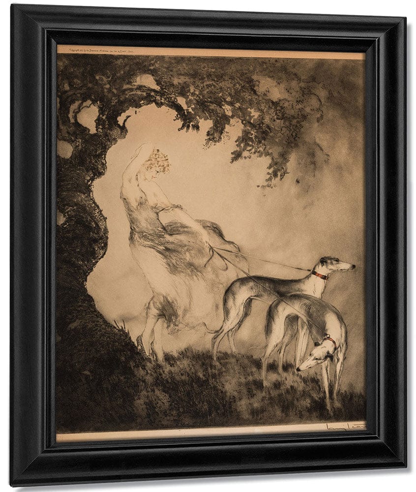 Coup De Vint 1925 By Louis Icart Fine Art Print