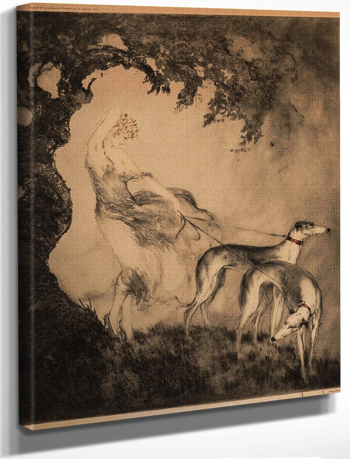 Coup De Vint 1925 By Louis Icart Fine Art Print