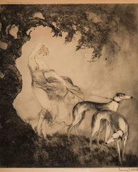 Coup De Vint 1925 By Louis Icart Fine Art Print