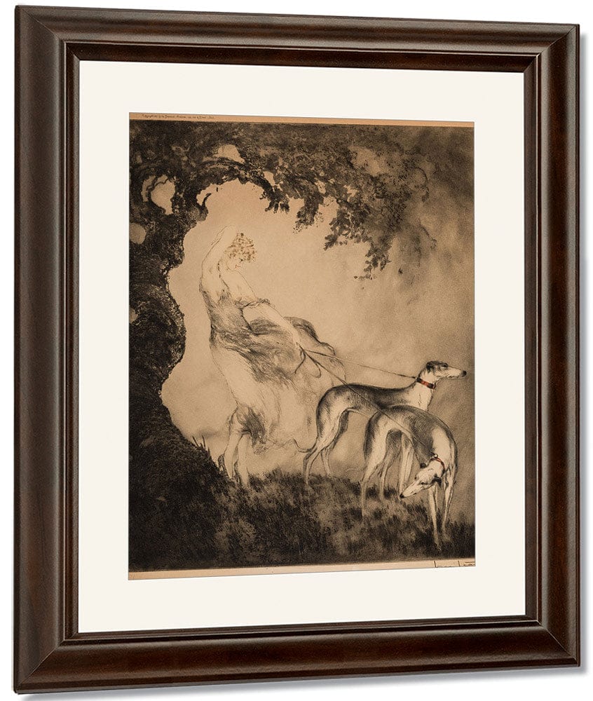 Coup De Vint 1925 By Louis Icart Fine Art Print