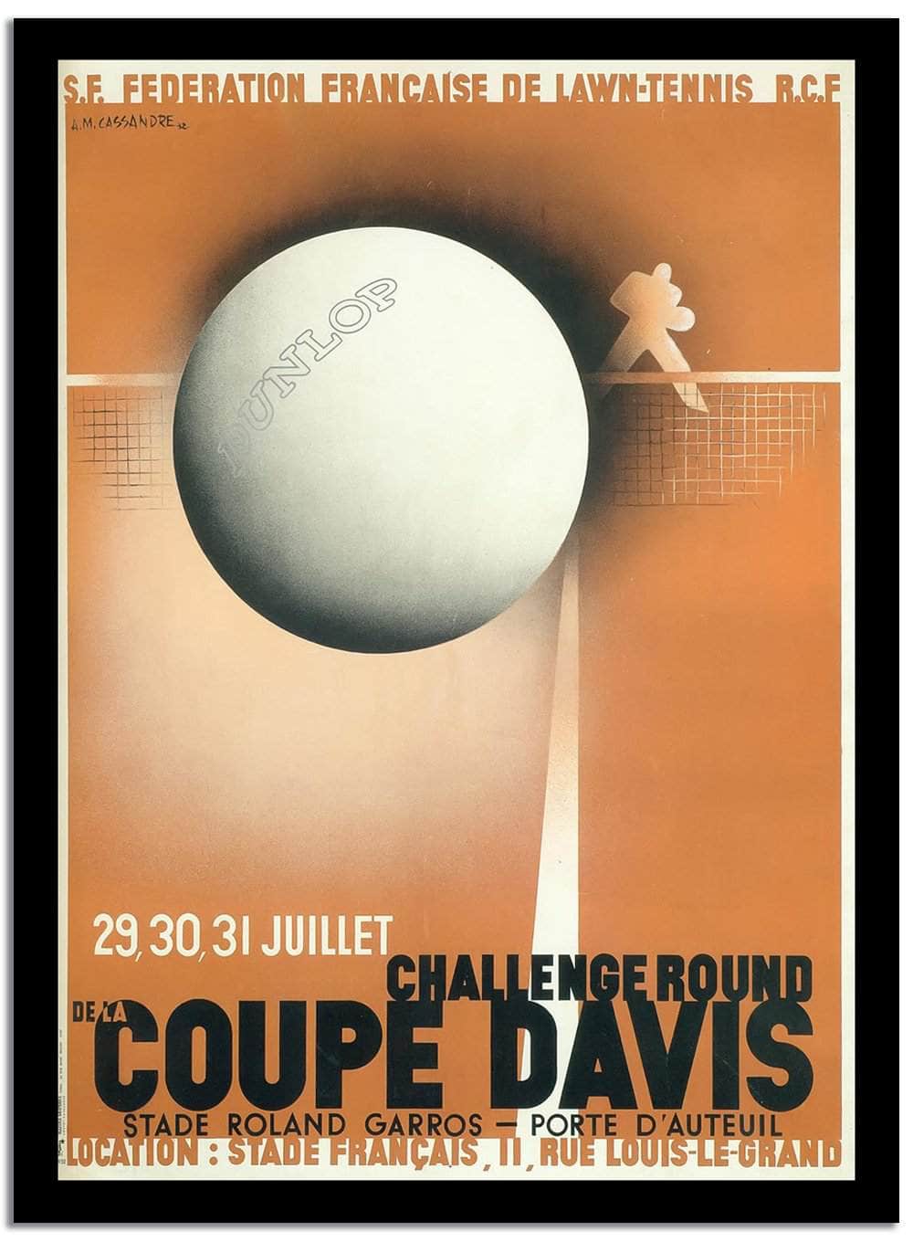 Coupe Davis  Vintage Poster Fine Art Print