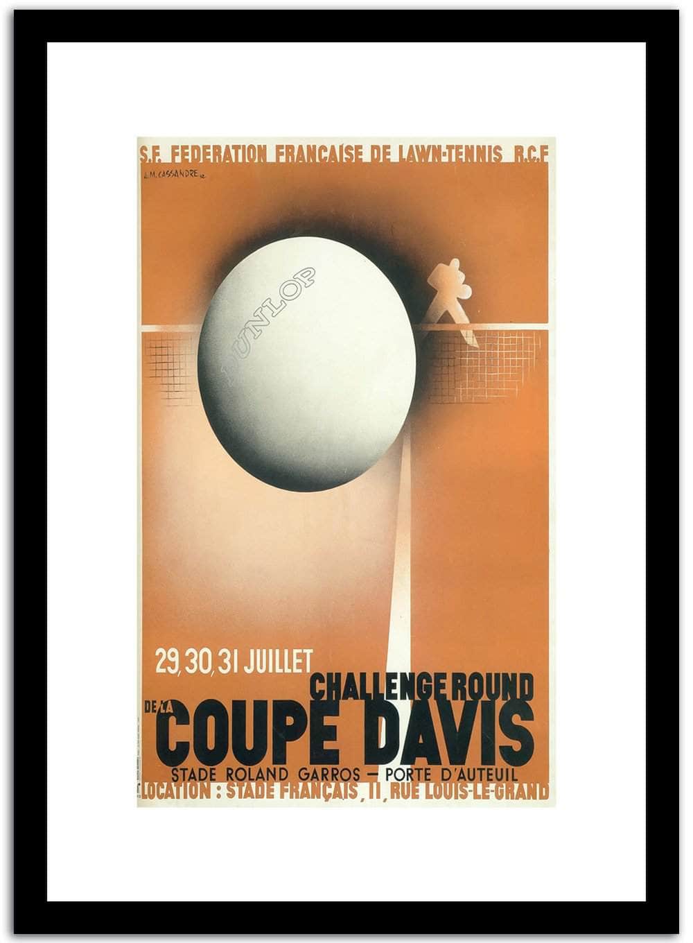 Coupe Davis  Vintage Poster Fine Art Print