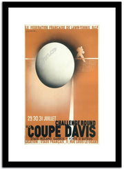Coupe Davis  Vintage Poster Fine Art Print