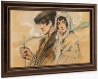 Couple By Francis Luis Mora Fine Art Print