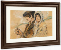 Couple By Francis Luis Mora Fine Art Print