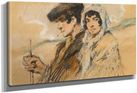 Couple By Francis Luis Mora Fine Art Print