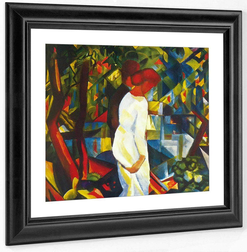 Couple In The Forest By August Macke Fine Art Print
