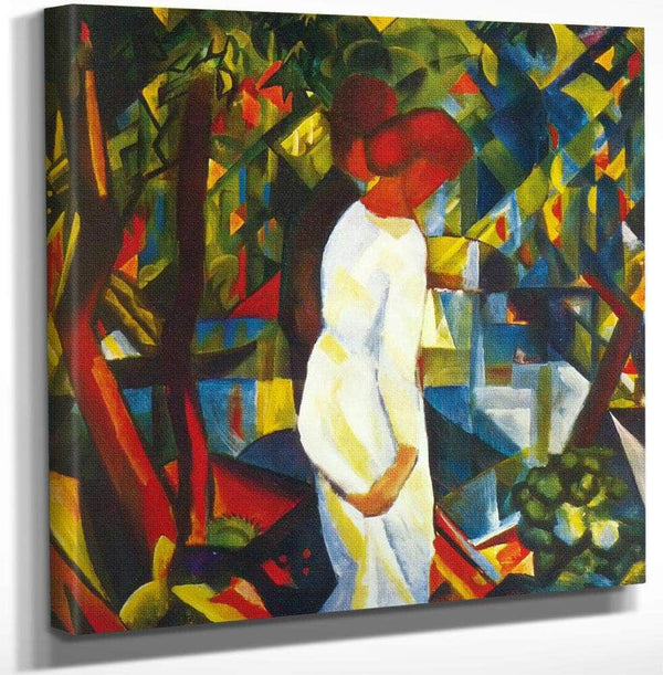 Couple In The Forest By August Macke Fine Art Print