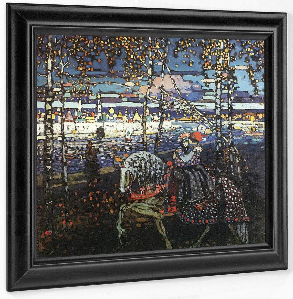 Couple Riding 1906 By Wassily Kandinsky Fine Art Print