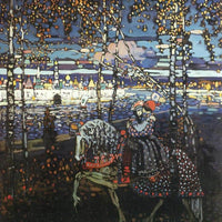 Couple Riding 1906 By Wassily Kandinsky Fine Art Print