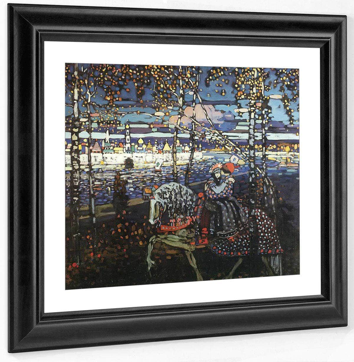 Couple Riding 1906 By Wassily Kandinsky Fine Art Print