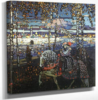 Couple Riding 1906 By Wassily Kandinsky Fine Art Print