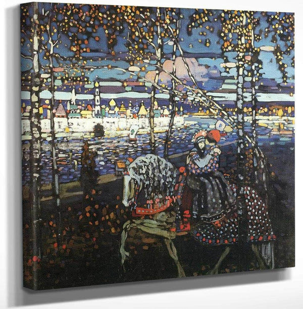 Couple Riding 1906 By Wassily Kandinsky Fine Art Print