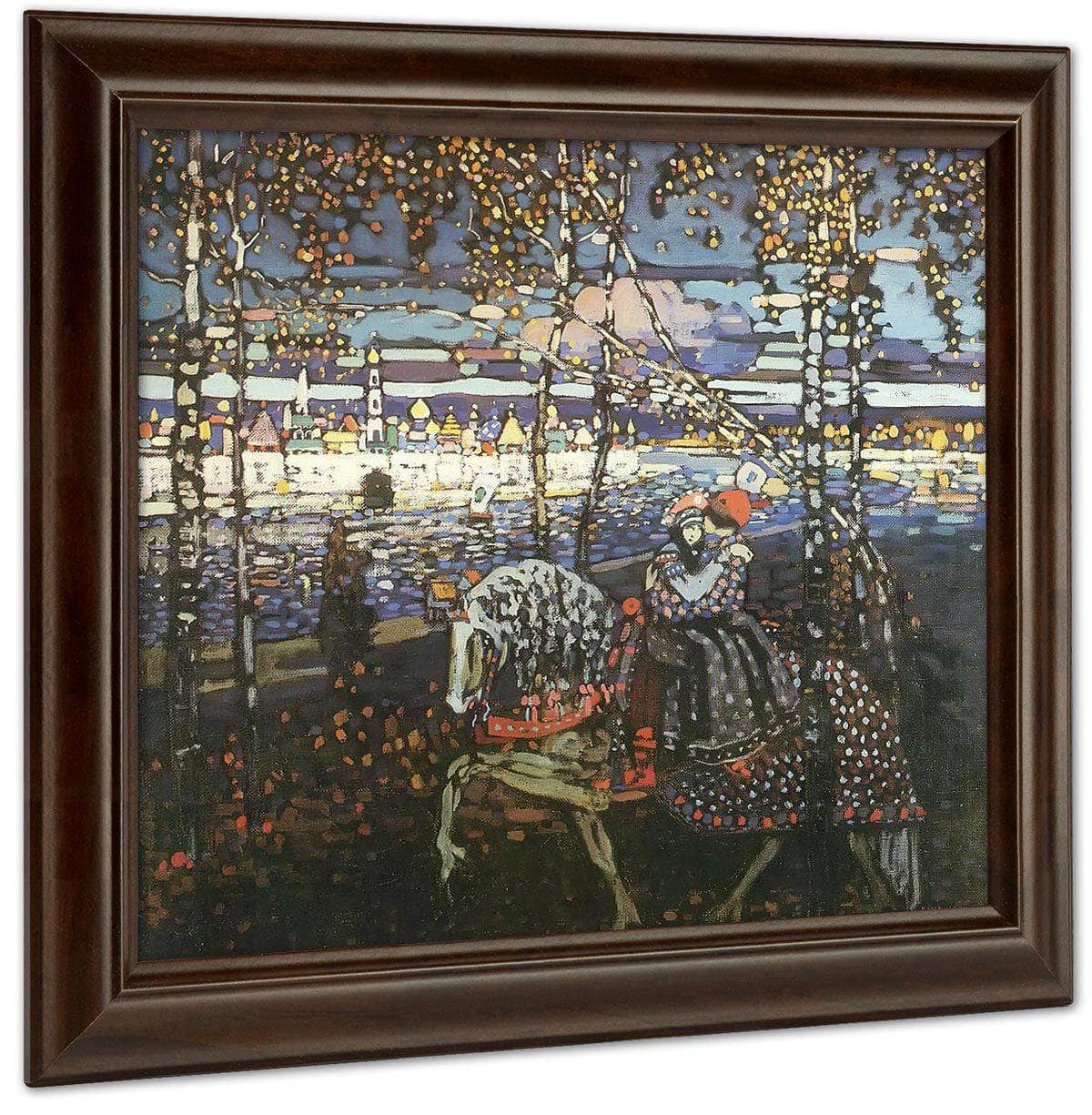 Couple Riding By Wassily Kandinsky Fine Art Print