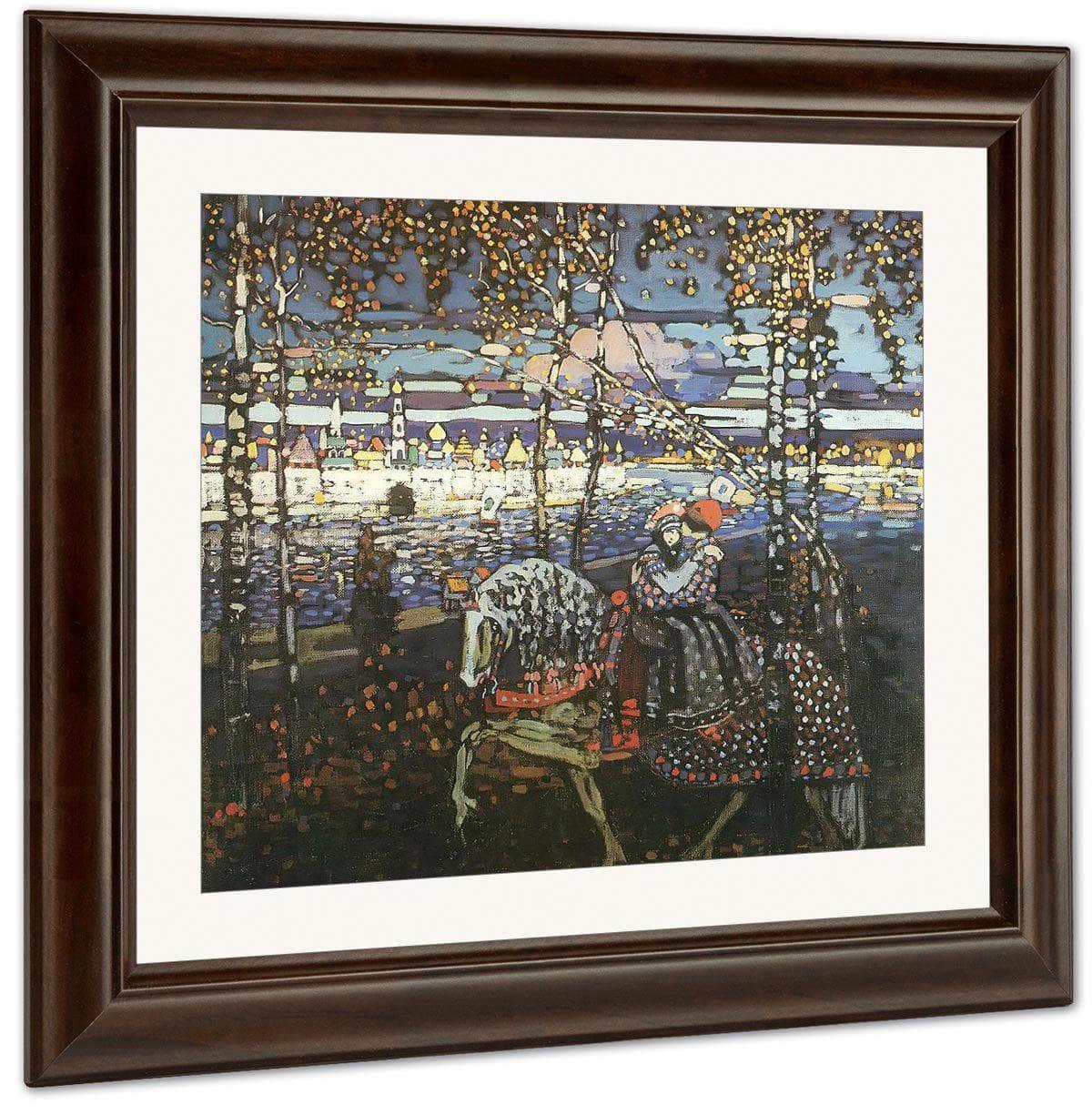 Couple Riding By Wassily Kandinsky Fine Art Print