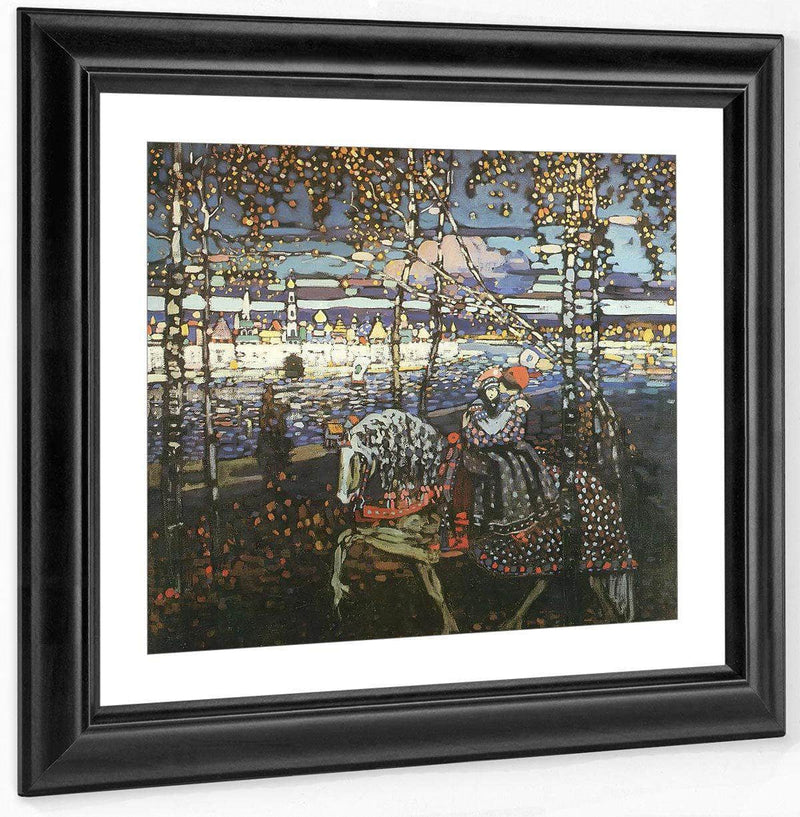 Couple Riding By Wassily Kandinsky Fine Art Print